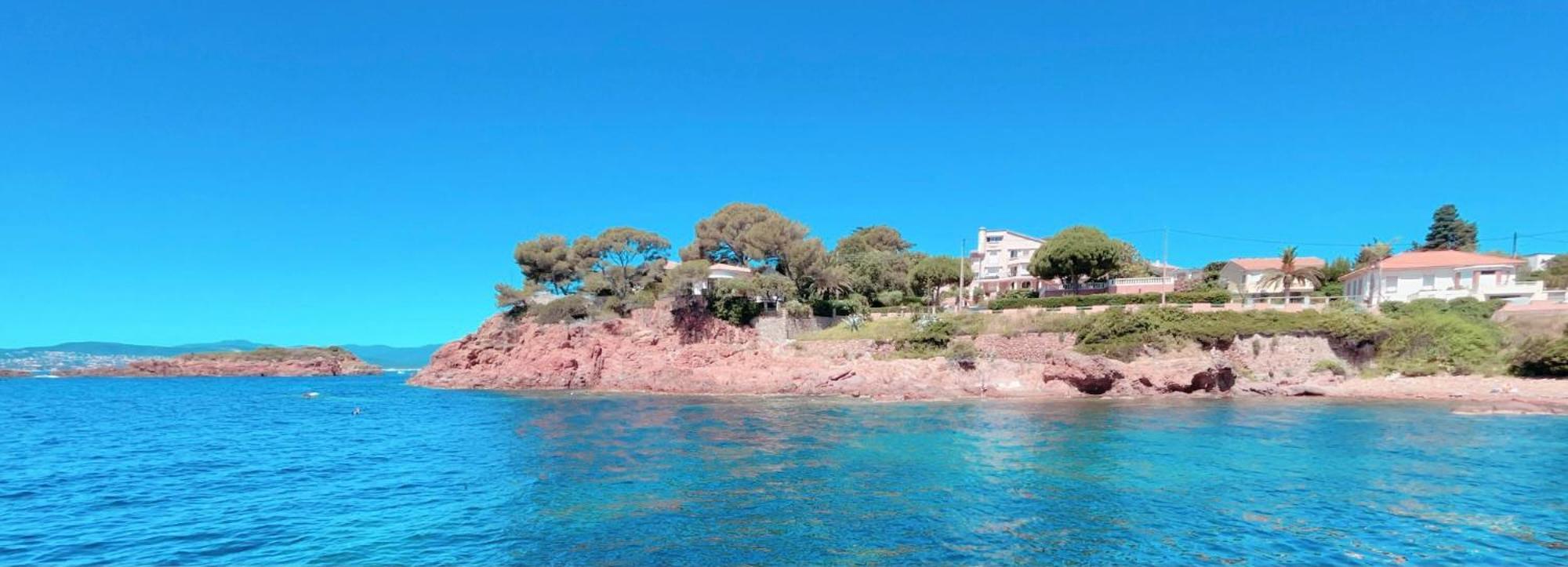 Charming French Riviera Villa // Pool, Seaview, Ac, 9Pax // Saint-Raphaël Exterior foto